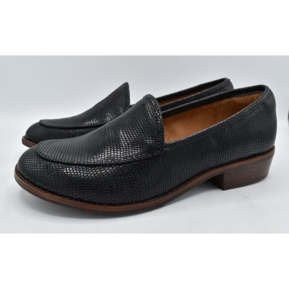 Sofft Womens Size 8.5 Napoli Black Leather Slip On Loafers Shoes - Picture 2 of 14